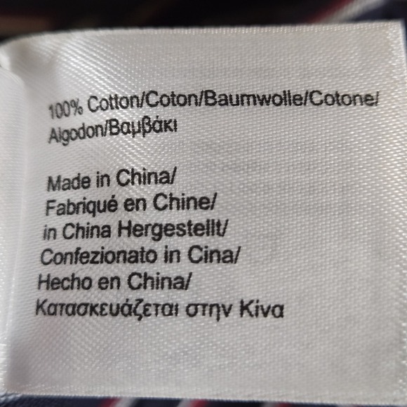 Brooks Brothers Mens 346 Short Sleeve Polo Red White Blue Striped Large - Picture 9 of 9